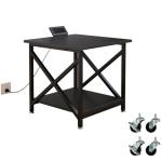 METYERRY Rolling 3D Printer Stand with Storage Shelf