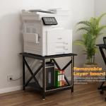 METYERRY Rolling 3D Printer Stand with Storage Shelf