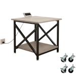 METYERRY Large Rolling Printer Stand with Power Outlet