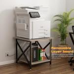 METYERRY Large Rolling Printer Stand with Power Outlet