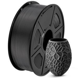 SUNLU 1.75mm PLA Filament for 3D Printers, Black