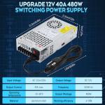 BOSYTRO 12V 480W Power Supply for 3D Printers
