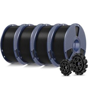 SUNLU PLA+ 3D Printer Filament Bundle, 4KG