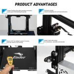 Creality Ender 3: Open Source Metal Frame 3D Printer