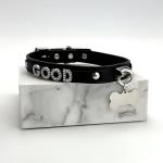 Luxury Adjustable PU Leather Choker with Charms