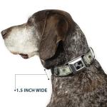 Dollar Bills Seatbelt Collar for Dogs 15-26 Inch