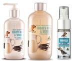 Smiley Dog Goats Milk & Vanilla Grooming Set