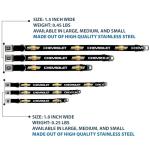 Buckle-Down Chevy Bowtie Dog Collar - Medium