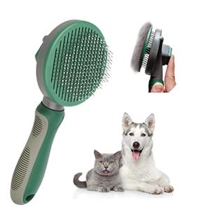 Self-Cleaning Grooming Brush for Dogs and Cats