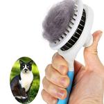 Self-Cleaning Cat Slicker Brush for Shedding
