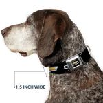 Buckle-Down Chevy Bowtie Dog Collar - Medium