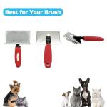 Slicker Brush for Small Dogs and Long-Haired Cats