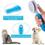 Self-Cleaning Cat Slicker Brush for Shedding