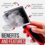 Slicker Brush for Small Dogs and Long-Haired Cats
