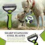 Double-Sided Grooming Brush for Dogs and Cats