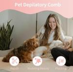 Groompro Deshedding Brush for Cats, Dogs, and More