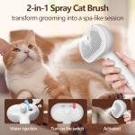 Furiends Cat Grooming Spray Brush for Shedding