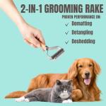 Pet Grooming Brush Set for Dogs and Cats
