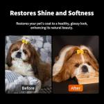 Double-Sided Pet Grooming Brush for Dogs and Cats