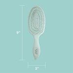 Eco-Friendly Dog Detangling Brush in Mint Green
