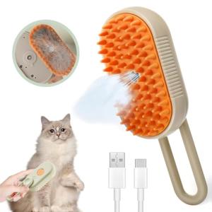 Lumewave Steam Cat and Dog Massage Brush