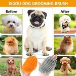 XIGOU Dog Bath Brush Set for Short Hair Pets