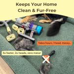 Groomi Vacuum Pet Brush Kit for Easy Grooming