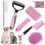 KUEIOX 6-Piece Dog Brush Grooming Kit