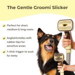 Groomi Vacuum Pet Brush Kit for Easy Grooming