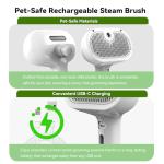 3-in-1 Pet Steam Brush for Easy Grooming