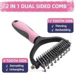 KUEIOX 6-Piece Dog Brush Grooming Kit