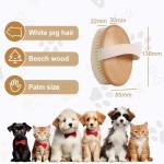 Gentle Soft Bristle Pet Brush for Dogs and Cats