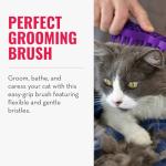 KONG Cat ZoomGroom - Soft Rubber Grooming Brush