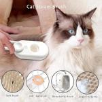Aymxcls 3-in-1 Cat Steam Grooming Brush