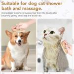 Gentle Soft Bristle Pet Brush for Dogs and Cats