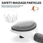 Uandhome Self-Cleaning Pet Brush for Cats and Dogs