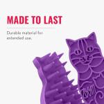 KONG Cat ZoomGroom - Soft Rubber Grooming Brush