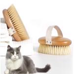 Gentle Soft Bristle Pet Brush for Dogs and Cats
