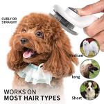Uandhome Self-Cleaning Pet Brush for Cats and Dogs