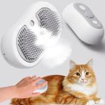 3-in-1 Cat Steam Brush for Shedding