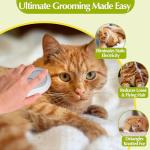 3-in-1 Cat Steam Brush for Shedding