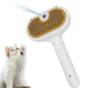 3-in-1 Cat Grooming Steam Brush & Comb