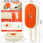 4-in-1 Cat Steam Brush and Shedding Comb