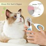 3-in-1 Cat Grooming Brush and Nail Clippers