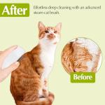 3-in-1 Cat Steam Brush for Shedding