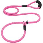 PETESCORT Reflective Slip Lead Dog Leash, Pink