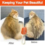 4-in-1 Cat Steam Brush and Shedding Comb