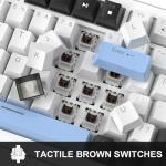 MageGee 75% Blue Backlit Mechanical Gaming Keyboard