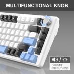 MageGee 75% Blue Backlit Mechanical Gaming Keyboard