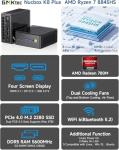 GMKtec Mini Gaming PC with Ryzen 7 and 32GB RAM